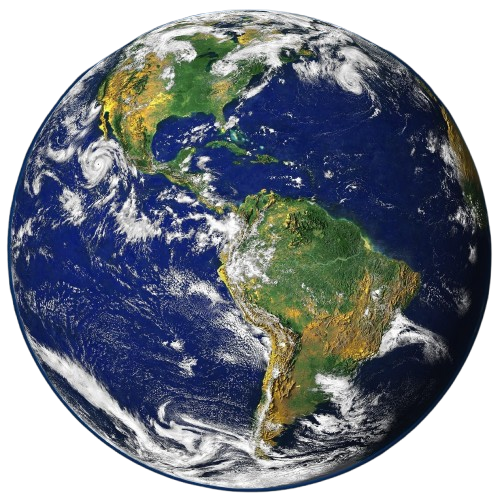 Spinning Globe Transparent